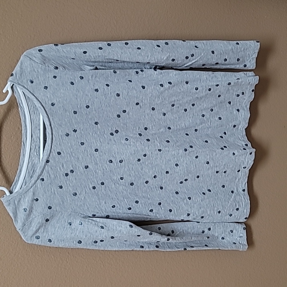 Boden Silver Graphic Long Sleeve Blouse 🖤💛